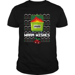 2020 Dumpster Fire warm wishes Ugly Christmas shirt