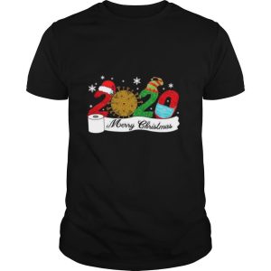 2020 Face Mask Coronavirus Toilet Paper Merry Christmas shirt
