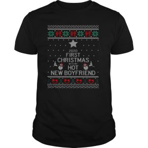 2020 First Christmas With My Hot New Boyfriend Ugly Christmas shirt