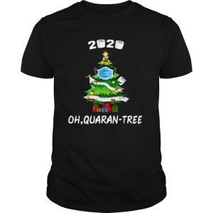 2020 Funny Quarantine Christmas Tree Ornament Mask shirt