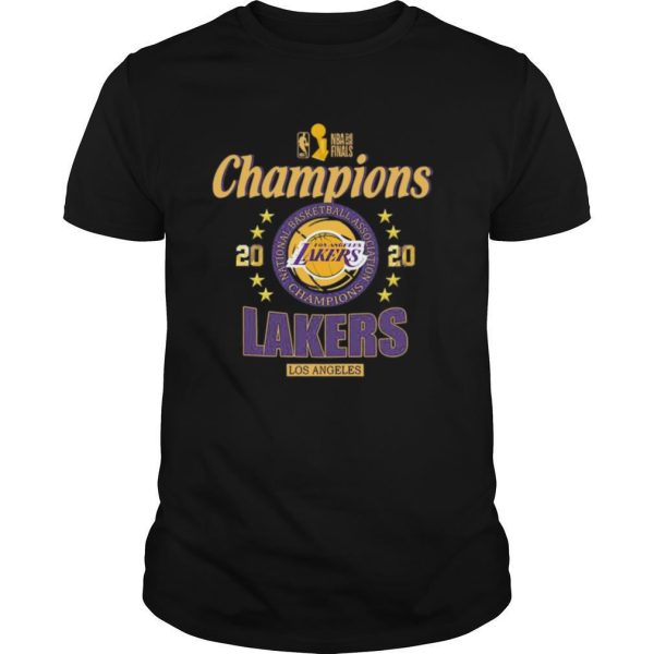 2020 Los Angeles Lakers National Basketball Association Champions shirt