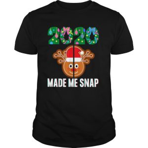 2020 Made Me Snap Christmas Santa Rudolph Ugly Xmas shirt