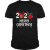 2020 Merry Christmas Santa Reindeer Face Mask shirt
