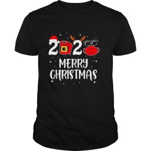 2020 Merry Christmas Santa Reindeer Face Mask shirt