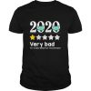 2020 Review – 1 Star Very bad year would not recommend shirt