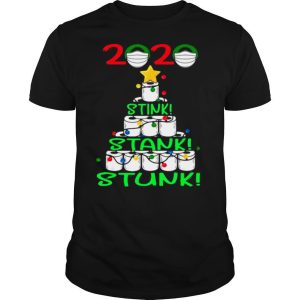 2020 Stink Stank Stunk Funny Quarantine Ugly Christmas Tree shirt