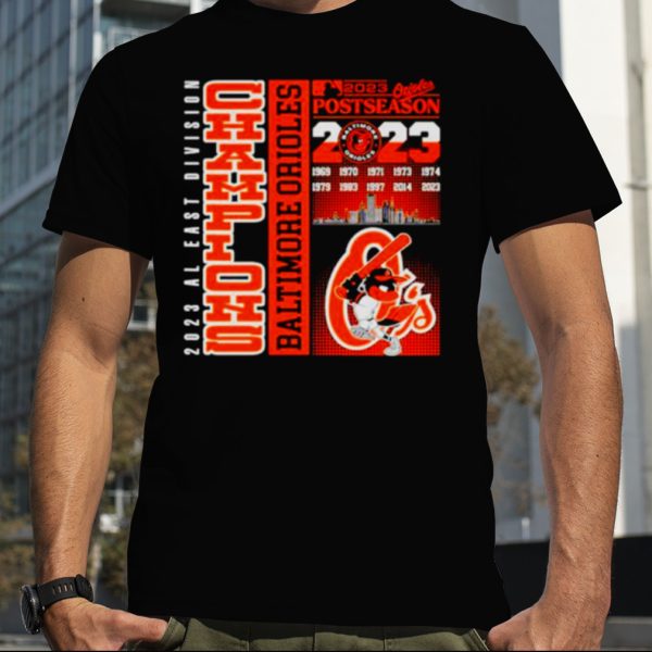 2023 AL East Division Champions Baltimore Orioles Postseason shirt