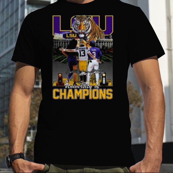 2023 LSU Tigers University Of Champions shirt