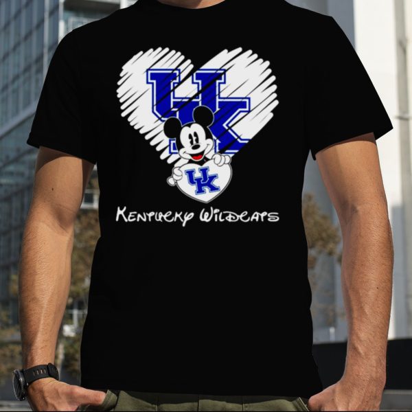 2023 Mickey Mouse Heart Love Kentucky Wildcats shirt