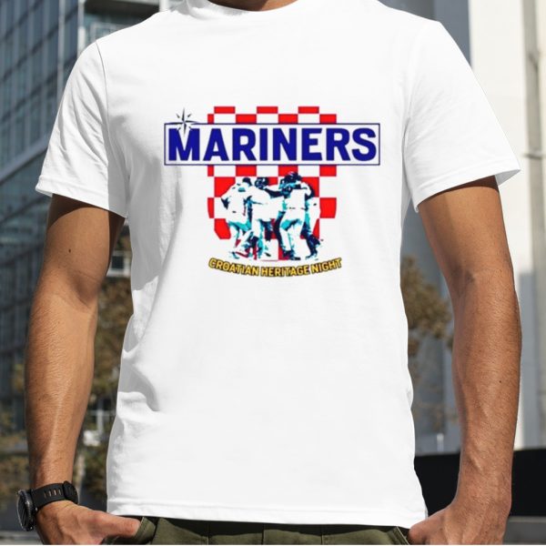 2023 Seattle Mariners Croatian Heritage Night T Shirt