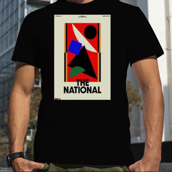 2023 The National Tour Montreal, QC Event Poster Shirt