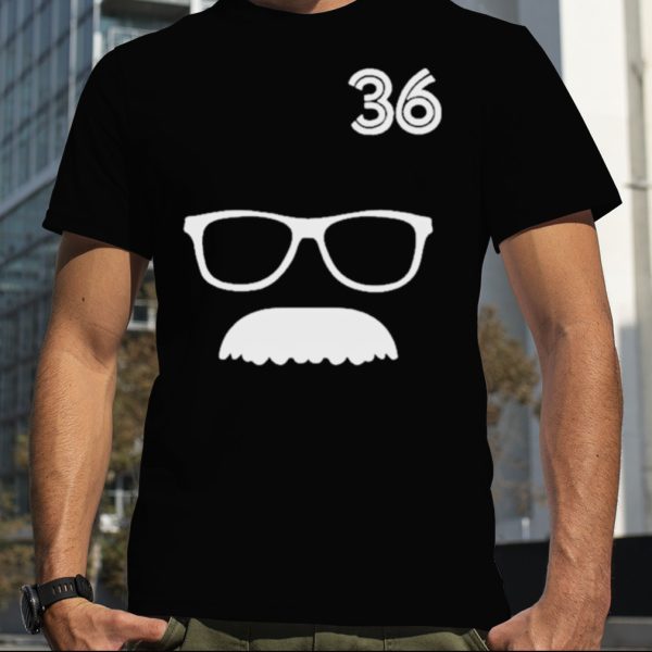 36 Davis Schneider Glasses And Moustache Shirt