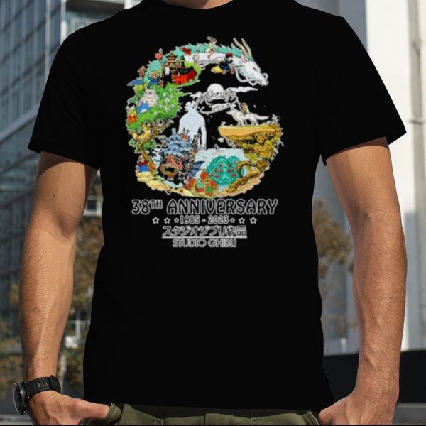 38th anniversary 1985 2223 Studio Ghibli signature shirt