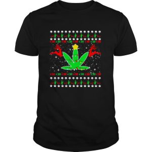 420 Cannabis Reindeer Christmas shirt