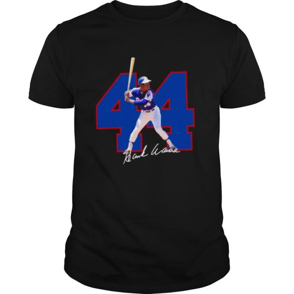 44 Hank Aaron signature 2021 shirt