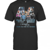 44 Years Of 1976 2020 Rip Chadwick Boseman 1977 2020 Thank You For The Memories Signature T-Shirt