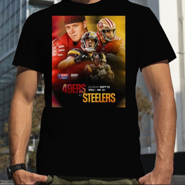 49ers at Steelers 2023 NFL Kickoff matchup shirt