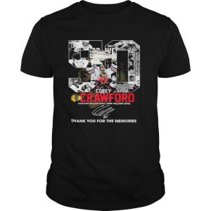 50 Corey Crawford Chicago Blackhawks Thank You For The Memories shirt