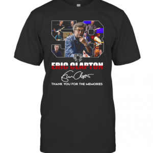 58 Years Of 1962 2020 Eric Clapton Thank You For The Memories Signature T-Shirt