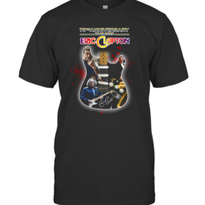 75Th Anniversary 1945 2020 Eric Clapton Guitar Signature T-Shirt