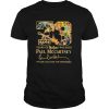 78 years of the beatles 1942 2020 paul mccartney thank for the memories signature shirt