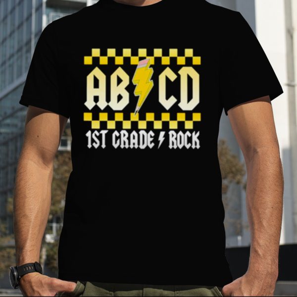 ABCD 1rd grade rock shirt