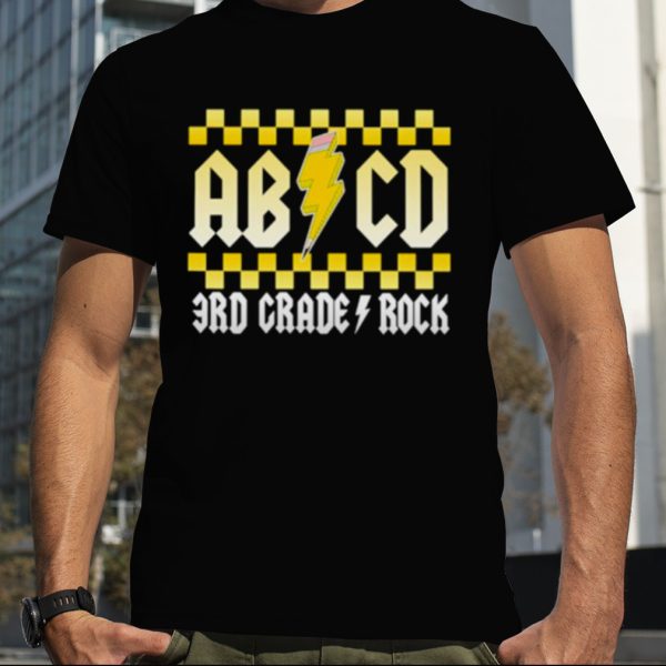 ABCD 3rd grade rock shirt