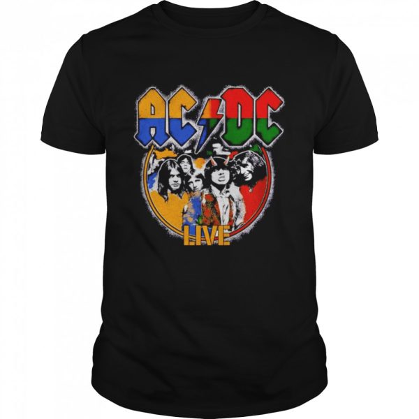 ACDC Live colorblock graphic shirt