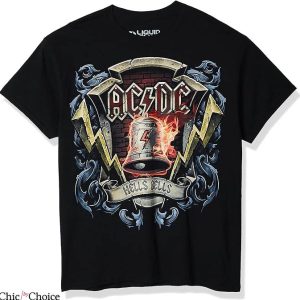 Ac Dc T-Shirt Hells Bells Shield T-Shirt Music