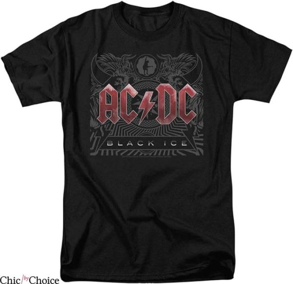 Ac Dc T-Shirt Ice Rock Album Tee Shirt Music