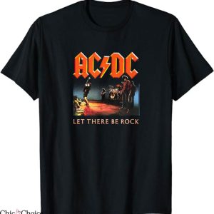Ac Dc T-Shirt Let There Be Rock T-Shirt Music
