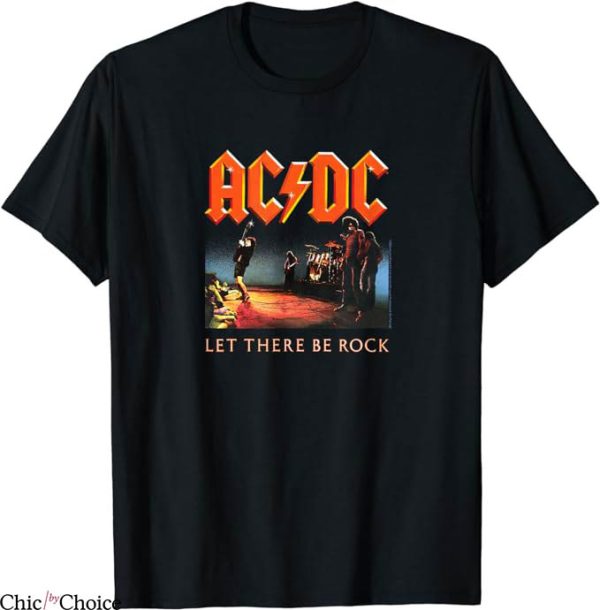 Ac Dc T-Shirt Let There Be Rock T-Shirt Music