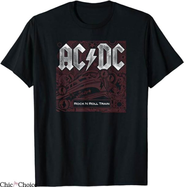 Ac Dc T-Shirt Rock N Roll Train T-Shirt Music