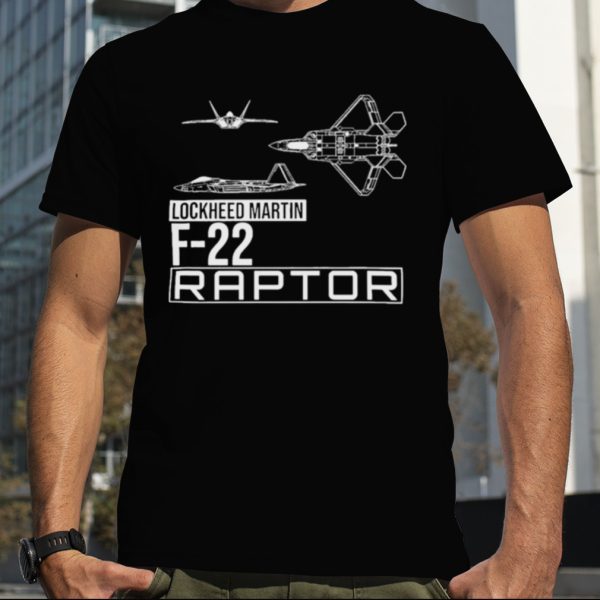 Acepilot Apparel Lockheed Martin F 22 Raptor shirt