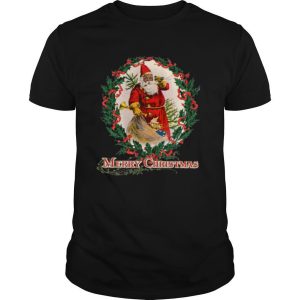African American Santa Claus Antique Vintage Merry Christmas shirt