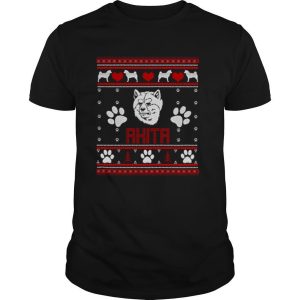 Akita Ugly Christmas Dog Lovers shirt