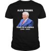 Alex Trebek Thanks For The Memories 1940 2020 RIP shirt