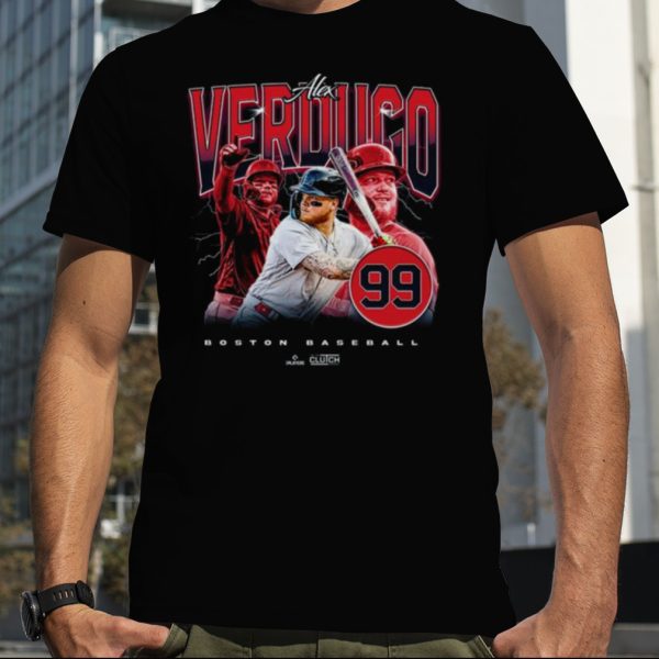 Alex Verdugo Retro 90s Boston Baseball T shirt