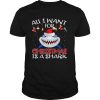 All I Want For Christmas Is A Shark Wear Hat Santa shirt