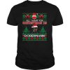 All I Want For Christmas Is Dobermann Funny Ugly Christmas shirt