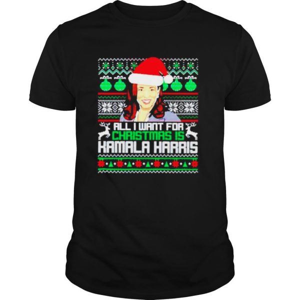 All I want for Christmas is Kamala Harris Santa shirt