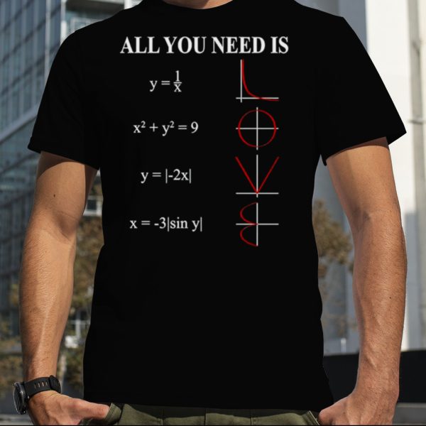 All you need is math shirt