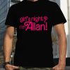 Allan Girl’s Night I’m Allan Barbie shirt