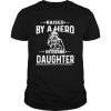American Flag Fantastic Raised By A Hero Veterans Daughter shirt