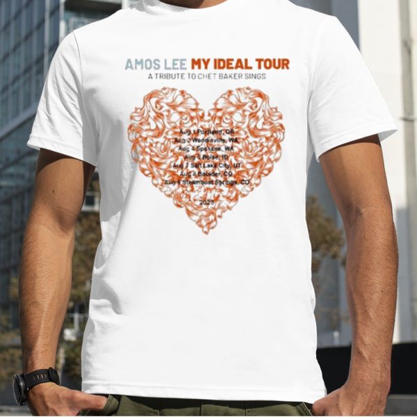 Amos Lee My Ideal Tour 2023 A Tribute To Chet Baker Sings Shirt