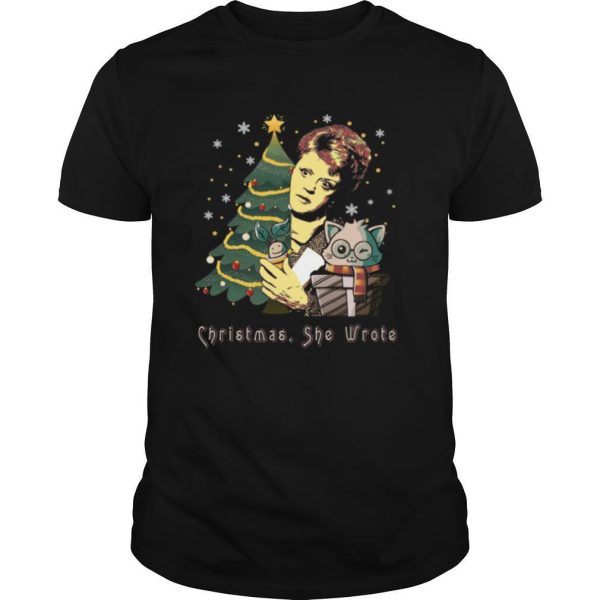 Angela Lansbury Christmas She Wrote shirt