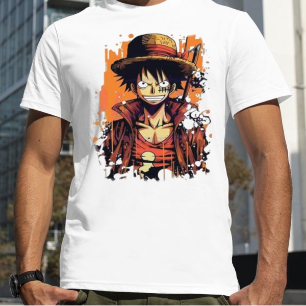 Anime One Piece Character Monkey D Luffy shirt