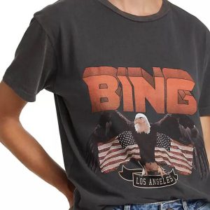 Anine Bing T-Shirt Vintage Retro Logo T-Shirt Trending