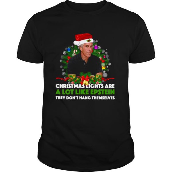 Anthony Bourdain Christmas lights are a lot like epstein shirt