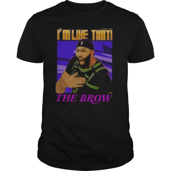 Anthony Davis I’m Like That x The Brow shirt